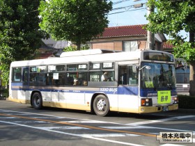 京王稲田堤駅 列車代行バス