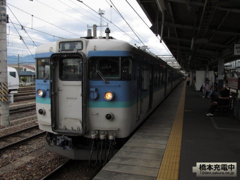 115系 444M 松本駅