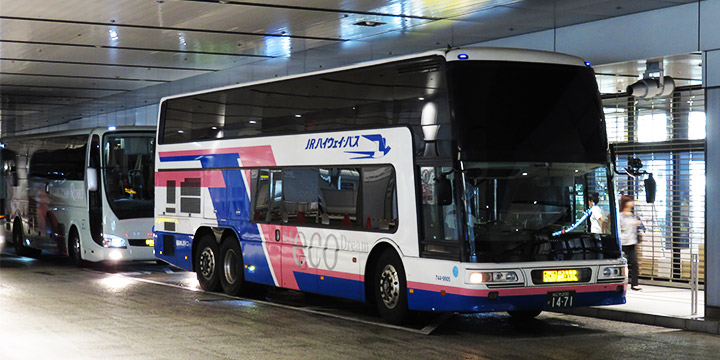 2018夏の旅（5）2階建て高速バス「青春エコドリーム号」で東京へ